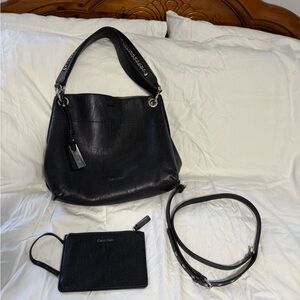 Calvin Klein Black Shoulder Bag Set